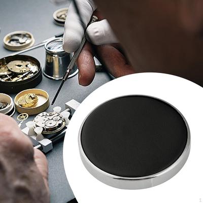 Almofada para caixa de relógio, acessórios, artesanato, redondo, estojo de joias, tapete de reparo para