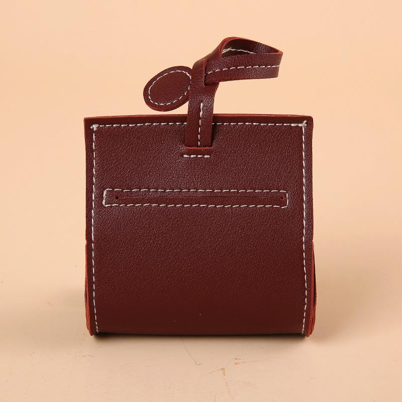 Dog Poop Bag Cover PU Leather, Dog Waste Bag Dispenser Soft PU Leather Puppy Poop Bag