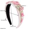 Europäisches und Amerikanisches Neues Schwamm Schwerindustrie Voll Diamant Stirnband Barock Luxus Glänzend Blume Ball Stirnband für Frauen