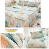 1/3Pcs Thai Latex Cooling Bed Skirt, Ice Silk Mattress Cover, Washable Breathable Cooling Mat for Queen King Beds