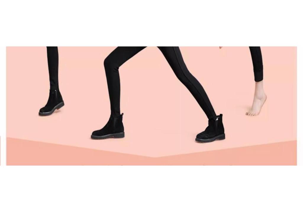 Women's High Waist Black Slimming Leggings, Plus Size Pencil Skinny Pants for Spring and Autumn