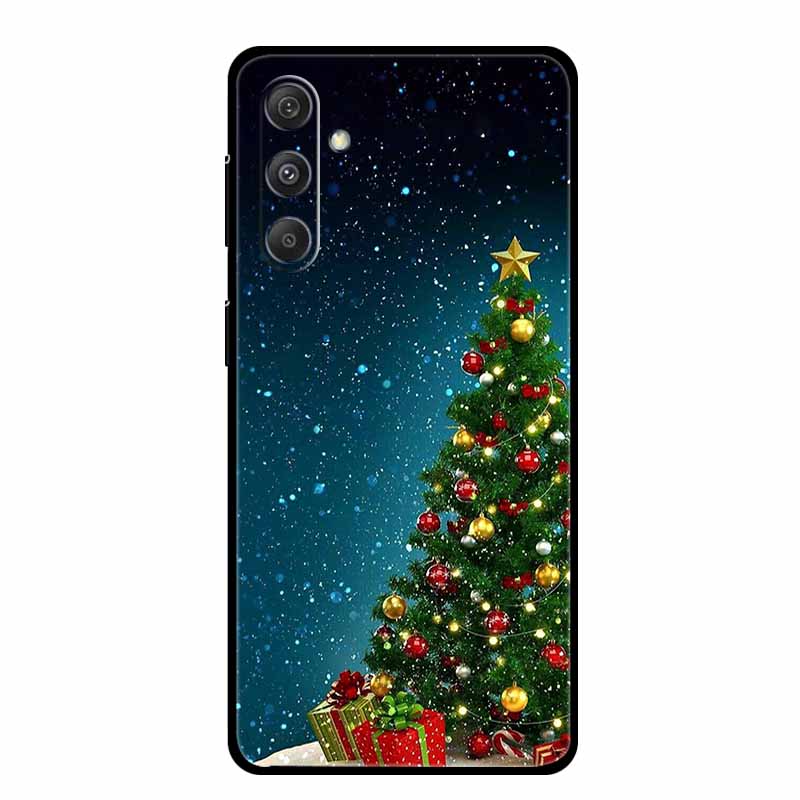 Christmas Case For Samsung Galaxy S24 S25 5G Cases Soft Silicone Bumper for S24 S25 Plus S23 FE S24 FE S25 FE 5G Protector Shell