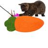 Cat Scratching Pad Jute Cute Look Space Saving Protect Furniture Suction Cup Cat Scratcher Mat for H