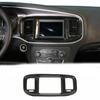 Interior GPS Navigation Panel Cover Trim For Dodge Charger 2015+ Carbon Fiber