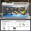 Acuario de Peces Betta de Alta Definición con Filtro y Oxigenador Integrados para Decoración de Sala de Estar