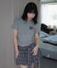 ROSEFRANTZ Dot Heart Cotton T-Shirt [Gray]