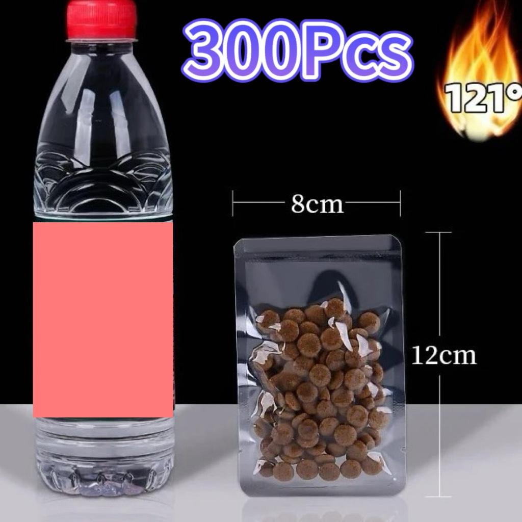 100pcs Vacuum Sealer Bags, Vacuum Airtight Compression Bag, Transparent Food Packaging Bag, For Kitchen Meat,Fruit And Vegetable