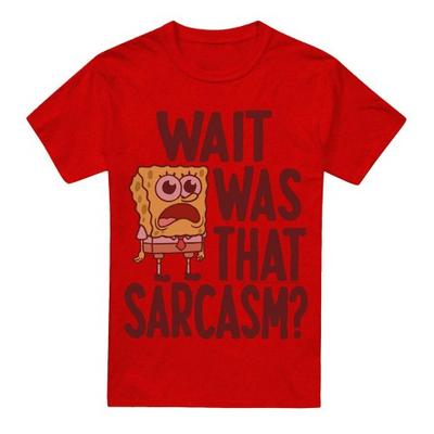 SpongeBob SquarePants Unisex Adult Sarcasm T-Shirt