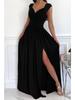 Sleeveless Lace Backless Slit Hem Women Dress Comfortable Lightweight High Recognition Elegant Style Slimming Flattering Fit