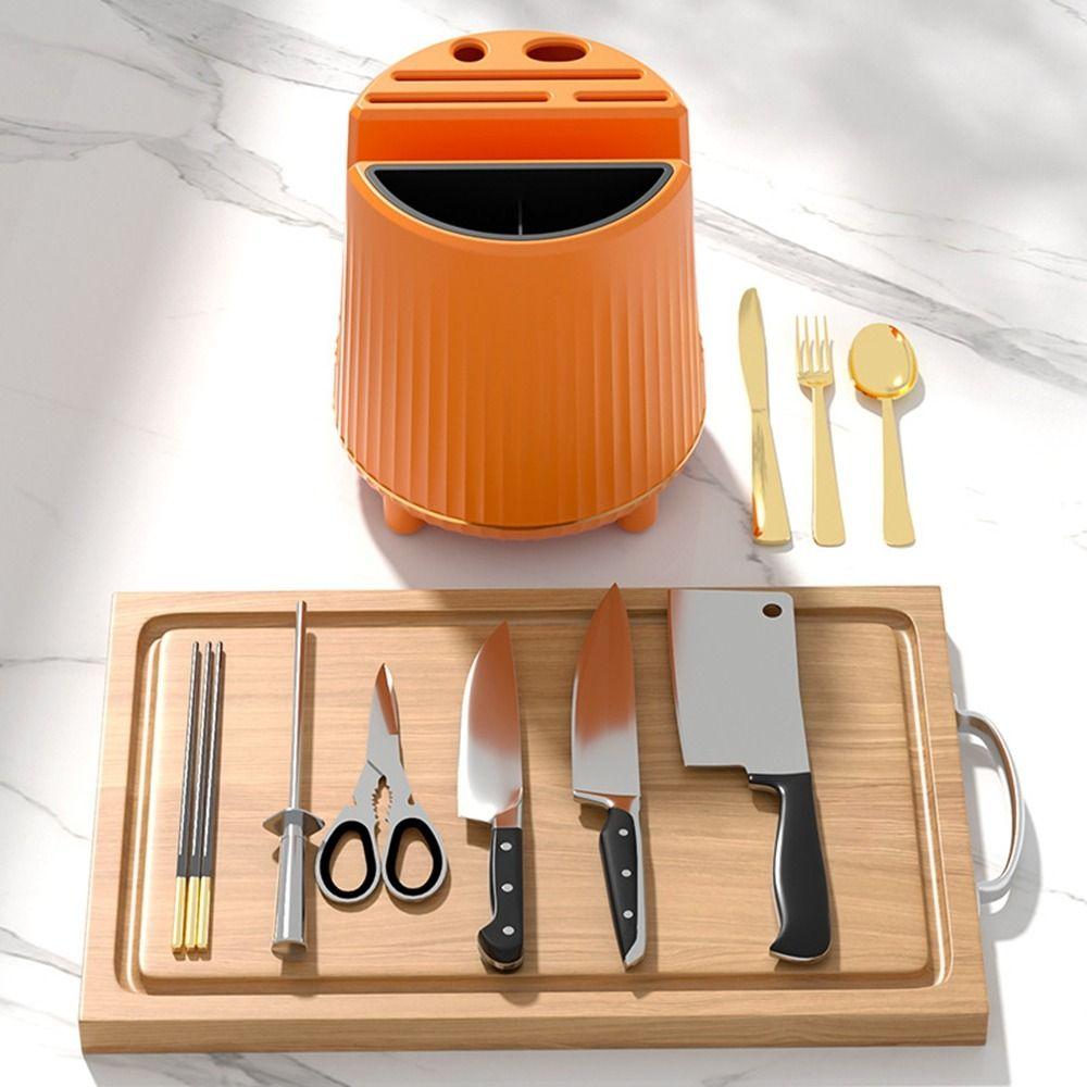 Drainage Spoon Chopsticks Fork Storage Holder Plastic Cutlery Storage Holder Kitchen