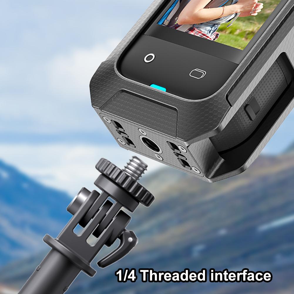 Cadre de protection PC Interface à dégagement rapide magnétique Cage pour appareil photo Support d'extension pour accessoires d'appareil photo Insta360 X5