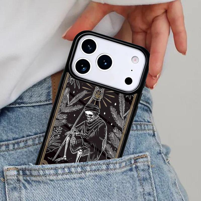 The Hermit Tarot Card Phone Case for iPhone 17ProMax 12 13 14 15 16e 17 Pro Max Plus Air Cover