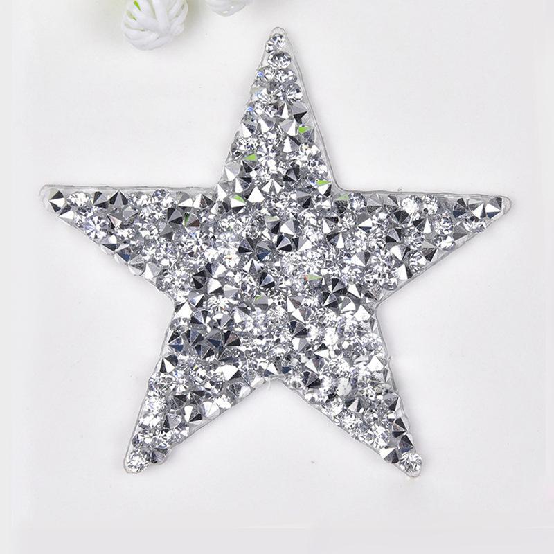 Herzförmige Kleidungsornamente, fünfzackige Bohraugen, Wärmeübertragungsdruck, selbstklebende Schuhe, Zubehör