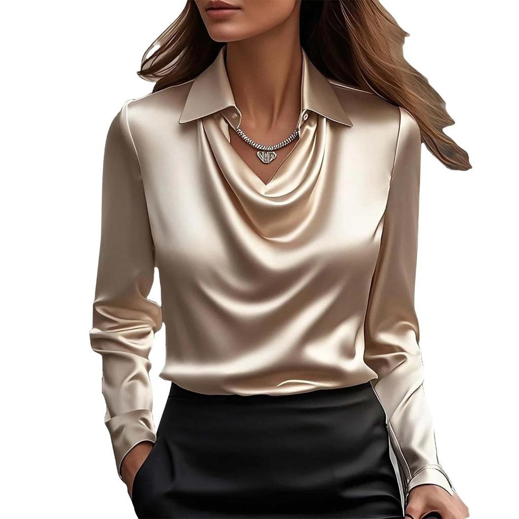 Damenstil, Bedruckte Oberteile, Freizeithemden, V-Ausschnitt, Lange Ärmel, Pullover