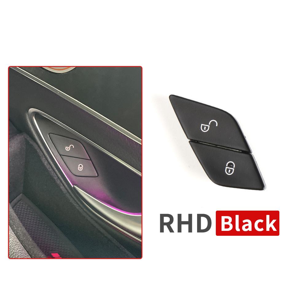 W205 W253 Car Front Door Lock Switch Button Level Central Lock Switch Cover For Mercedes  Benz C E GLC Class W213