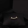Exquisite Smile Face Brooch - Polished Simple Design for Shirt Collar