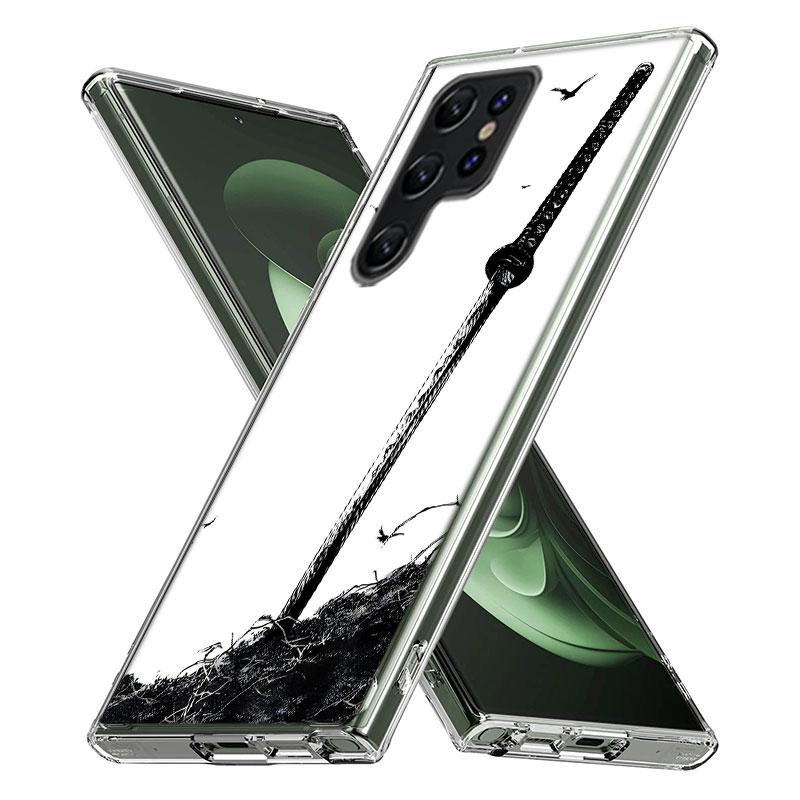 Manga Vagabond Capa Phone Case For Samsung S26 Ultra S25 Edge Galaxy S23 S21 S20 S24 FE S22 S10 Plus Cover Clear TPU Shell Coque