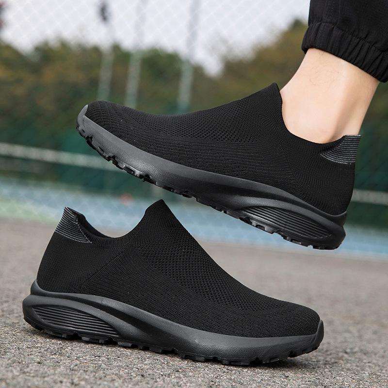 New Large Size Fly-woven Sneakers Overalls Casual Shoes Socks Shoes Wide Head Shoes Casual Shoes
