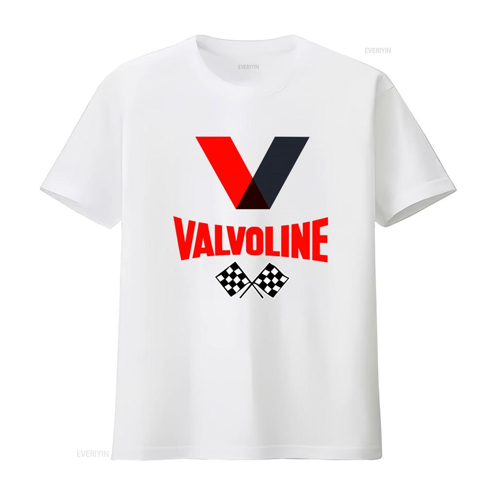Valvoline Klassisches T-Shirt Amerikanisches Auto Öl Inspiriertes Design Erhältlich in Verschiedenen Größen Farben Vintage Gewaschen Lässig Atmungsaktiv