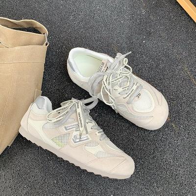 2025 Sommer-Mode atmungsaktives Mesh Forrest Gump Schuhe rutschfeste dicksohlige lässige Einzelschuhe weichsohlige Damenschuhe