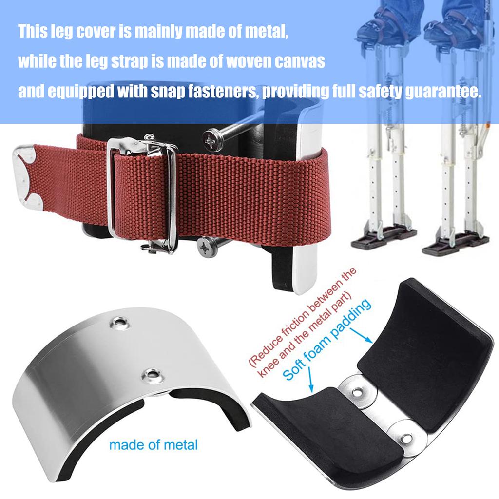 2 Stück Aluminiumlegierung Gebogene Platte Stelze Biegeplatten Stelzen Zubehör Ersatzkits für Trockenbau Einfach zu bedienen