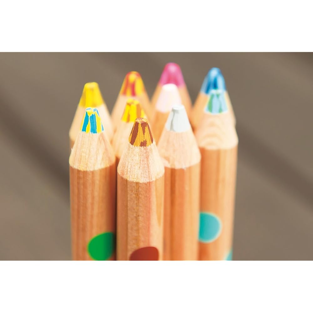 Kokuyo KE-AC2 Mixed Colored Pencils, 20 Pencils