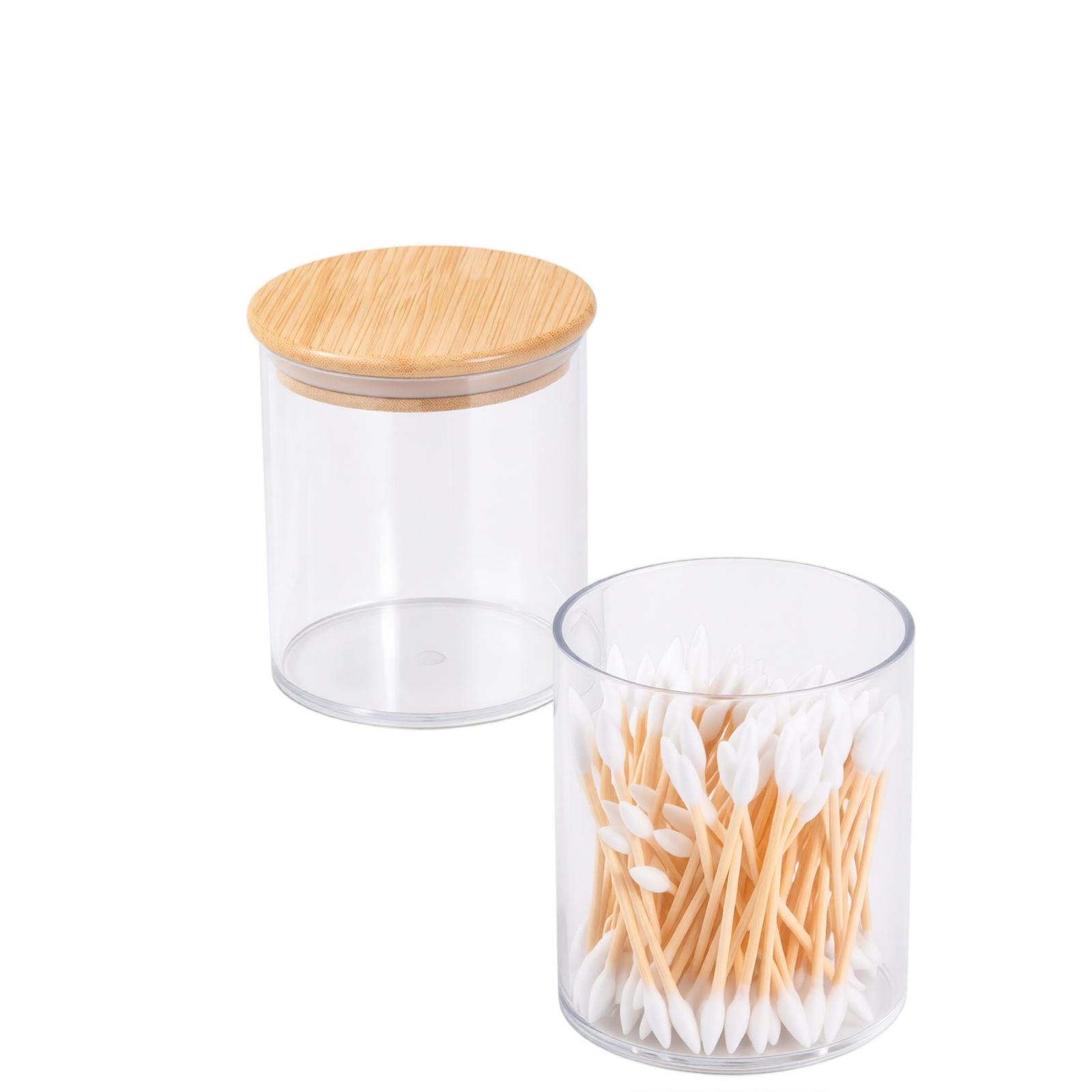 2-Pack Plastic Airtight Food Storage Containers with for Kitchen Pantry and Dry Goods One Size