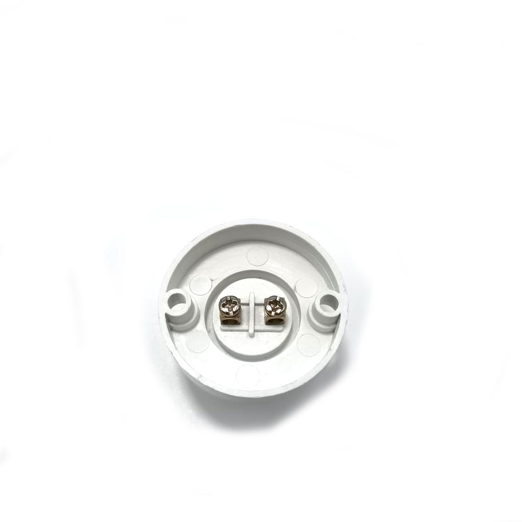 1/2/10Pcs E14 Screw Round Conversion Flat LED Lamp Holder 6A DIY Desktop Small Screw Led Lighting Head Base Socket Black