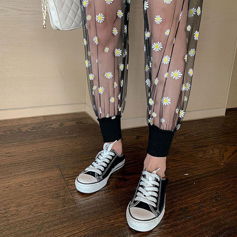Summer Mosquito and Sunscreen Loose Pants High Waisted Slimming Leggings Lantern Pants Thin Cropped Pants