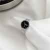Unisex Vintage Fashion Watch Style Design Rings Women's Retro Dial Ring Men's Personalized Cold Wind Index Finger Ring