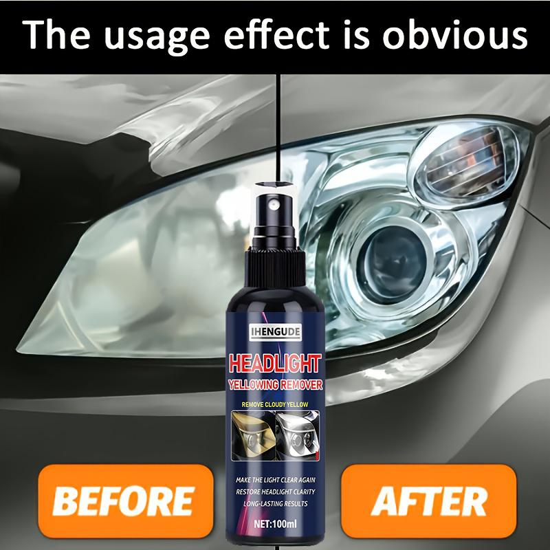 Car Headlight Repair Fluid, Anti-Oxidation/Polishing Agent, Removes Scratches, Brightens Headlights, and Nourishes the Headlights