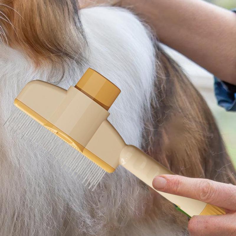 Pet Hair Shedding Comb ABS Flea Comb for Cat Dog Pet Comfort Flea Hair Grooming Comb Dog Brush Grooming Tools Detangling Brush