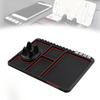 Silicone Car Dashboard 360° Rotation Anti-Slip Mat with Mobile Phone Holder Temporary Parking for Navigation Car Interior Accessories