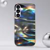 Colorful waves PhoneCase High-end Electroplating Glass PhoneCase for Samsung Galaxy S26 S25 S24 S23 S22 S21 FE,Ultra,Plus