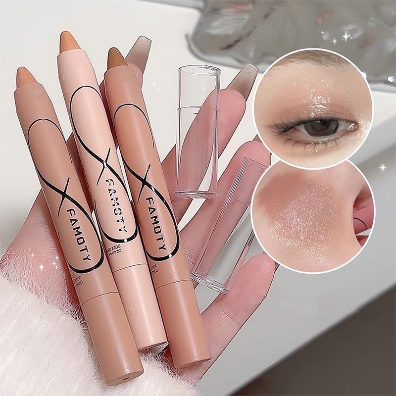 Eye Shadow Lying Silkworm Pen Glitter Matte Pearlescent Highlighter Stick Waterproof Long-Lasting Brightening Eyes Corner