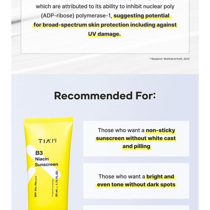 TIA'M - B3 Niacin Sunscreen