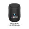 Car Door Water Cup Holder Back Seat Drink Rack Leather Storage Box For BMW X3 X5 M5 M3 E46 E90 E60 F10 E39 F30 E36 G30 E87 E70 OUVKF1