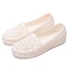 Sandals Female Hole Shoes Casual Flat Non-slip Nurse Shoes White Sandals Mother Shoes Beach Shoes