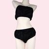 Plus Size Disposable Underwear Set for Salon, Massage & Spa: Thickened Breathable Triangle Panties & Bandeau Bra