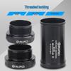 RIRO BB68 Ultra-light Ceramic Bearing Bicycle Bottom Bracket Crankset, Threaded Hollow Design.