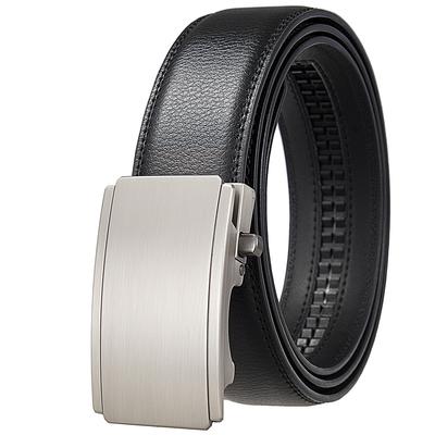 Casual Business Belt, Belt For Men, Two-Layer Belt, Automatic Buckle Belt Ly36-25565-1