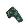 Four-Leaf Clover Golf Putter Cover - Thick Plush L-Shaped Club Protector