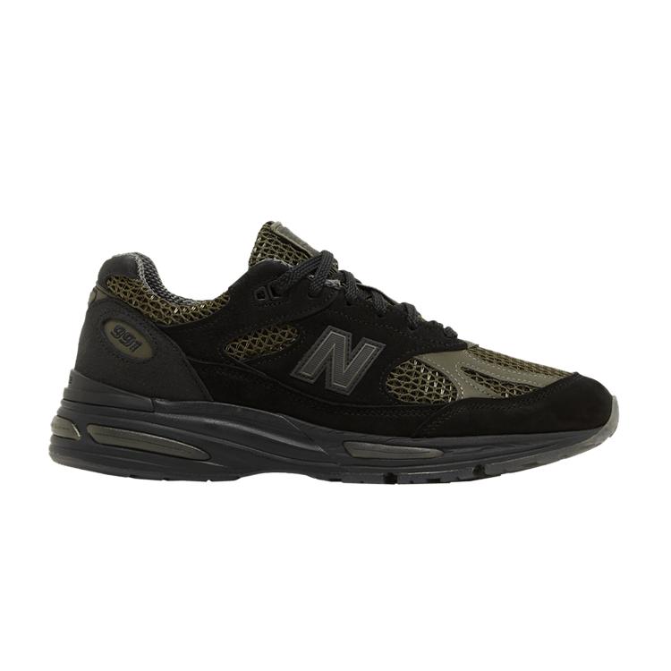 Herren Sneaker Stone Island x New Balance 991v2 Made in England 'Schwarz' 36 black