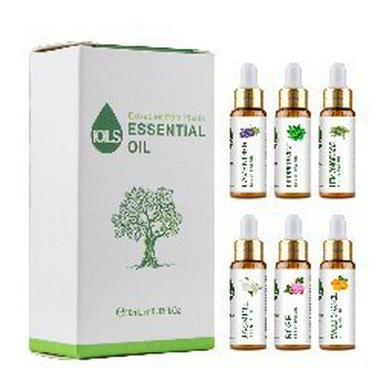 Lavender, Tea Tree, Rose, Sweet Orange & Rosemary Essential Oil for Face Massage & Aromatherapy