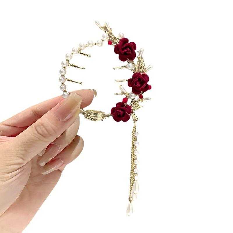 Children's Meatball Claw Hair Clip - Girl's Ponytail Accessory & Styling Tool