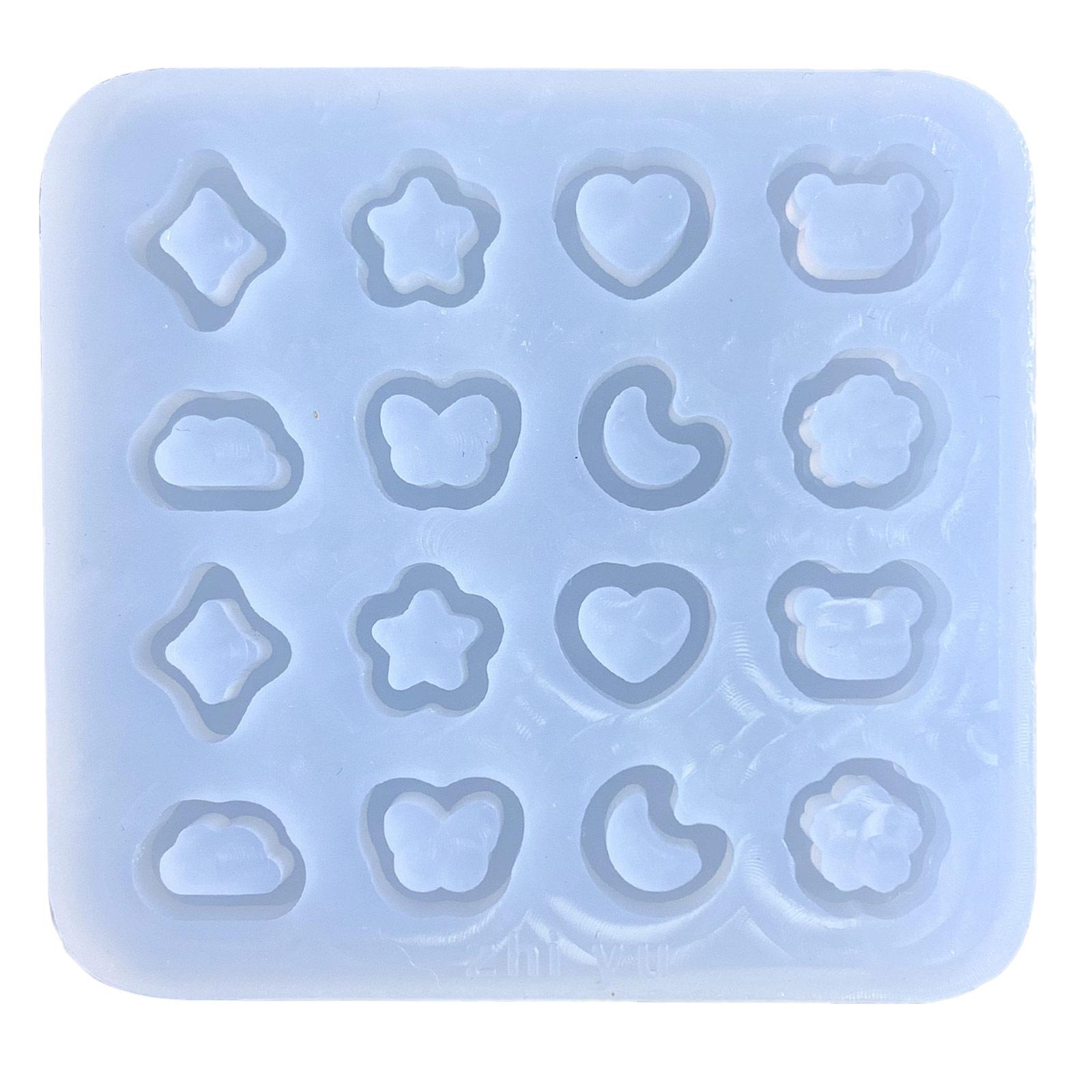 

Quicksand Filling Materials Resin Mould Silicone Hollow Shaker Fillers Mould Jewelry Making Mold for Epoxy Casting Craft 1