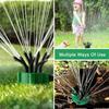 360 Degree Adjustable Outdoor Automatic Sprinkler Garden Irrigation System Point Nozzle Gardening Watering Tool ZH