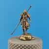 Antique Monkey Sun Wukong Action Miniature Figurines Craft Mini Golden Cudgel Wu Kong Statue Model Desk Ornaments Home Car Decor