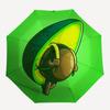 1pc Avocado Character Auto Open/close, All-Season Portable Folding Umbrella for Women & Men, Travel, Everyday, Formal Events - Compact Luxury Parasol,