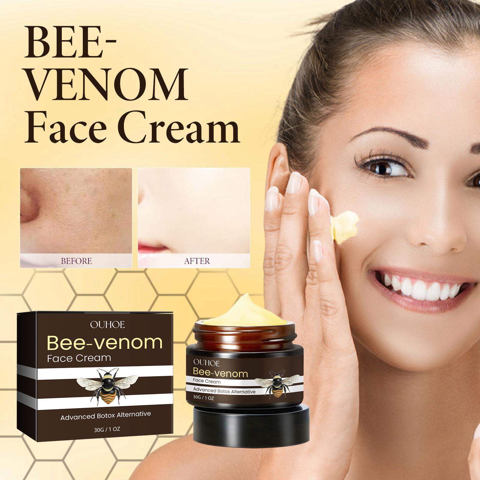 30g Bienenstich Gesichtscreme Straffende Creme Feuchtigkeitsspendende Gesichtscreme Anti-Aging Beruhigende Behandlung Nährende Gesichtsreparaturcreme